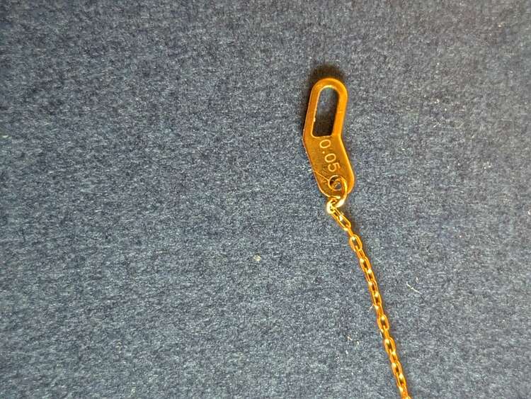 スタージュエリー18金一粒ダイヤネックレス（金・貴金属）の商品画像 - 査定依頼日：2024年10月17日 - 最高査定価格：13,000円