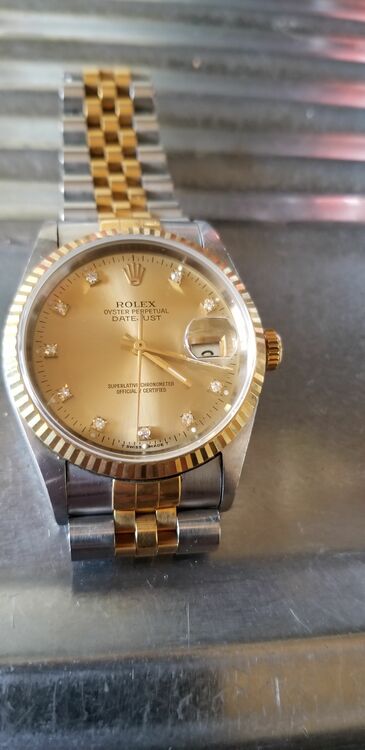 ロレックス デイトジャスト 16233g（高級時計）の商品画像 - 査定依頼日：2025年10月6日 - 最高査定価格：900,000円