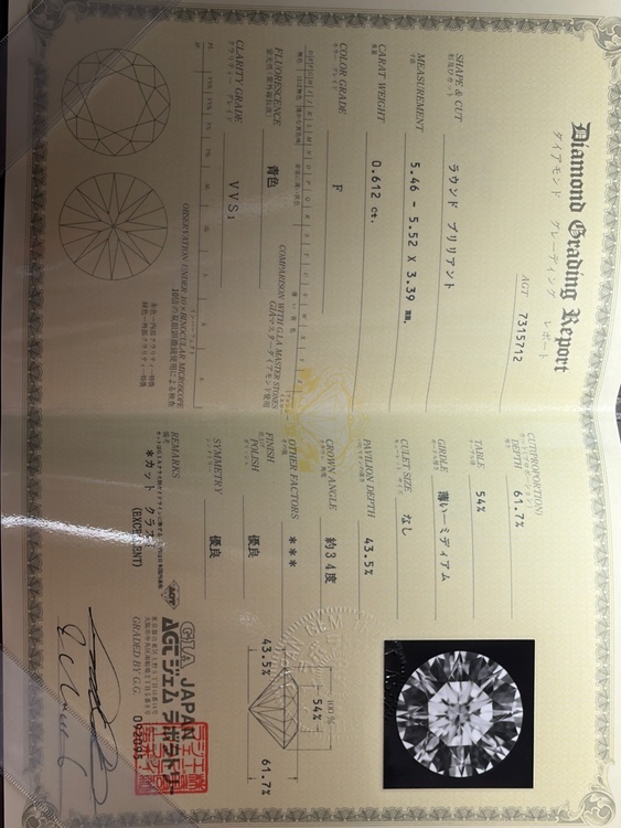 ダイヤモンド指輪0.6カラット（宝石）の商品画像 - 査定依頼日：2026年4月13日 - 最高査定価格：150,000円