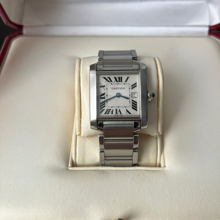 タンクフランセーズ（高級時計）の商品画像 - 査定依頼日：2025年3月1日 - 最高査定価格：255,000円