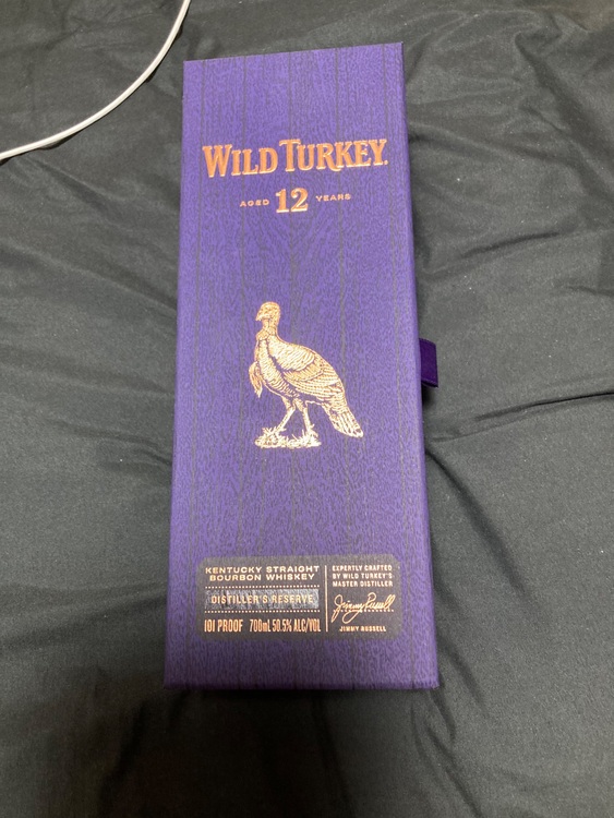 ワイルドターキー12箱入り（お酒）の商品画像 - 査定依頼日：2025年9月29日 - 最高査定価格：9,500円