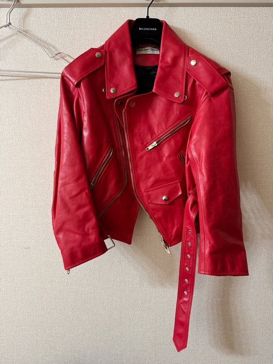 レザー スウィングバイカーライダースジャケット（古着・ファッション）の商品画像 - 査定依頼日：2025年11月22日 - 最高査定価格：100,000円