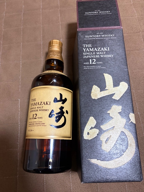 ウイスキー サントリー山崎 （お酒）の商品画像 - 査定依頼日：2026年1月31日 - 最高査定価格：24,500円