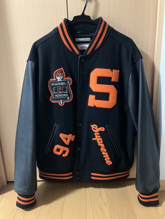 Supreme Team Varsity Jacket "Black"（古着・ファッション）の商品画像 - 査定依頼日：2025年12月28日 - 最高査定価格：40,000円
