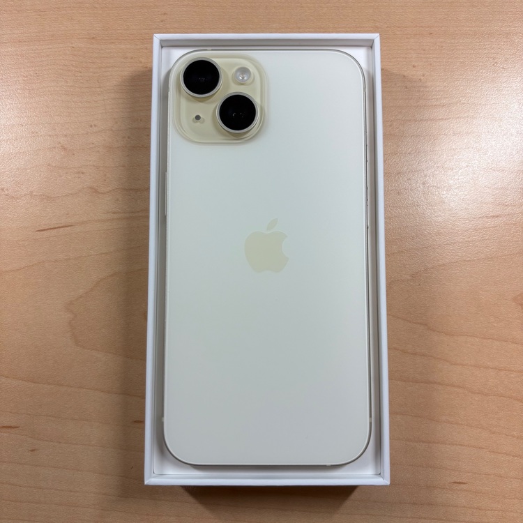 iPhone15 256GB イエロー SIMフリー（スマホ）の商品画像 - 査定依頼日：2025年7月2日 - 最高査定価格：90,000円