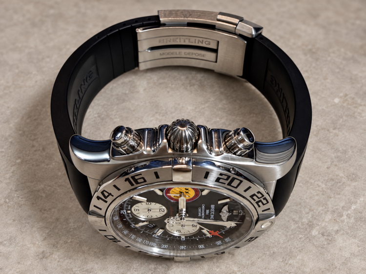 クロノマット44 GMT パトルーユ・スイス 50周年記念モデル（高級時計）の商品画像 - 査定依頼日：2026年9月19日 - 最高査定価格：645,000円