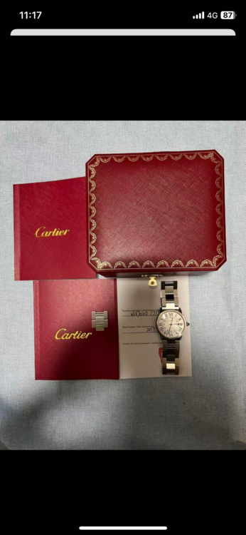 カルティエ ロンドソロXL（高級時計）の商品画像 - 査定依頼日：2026年1月25日 - 最高査定価格：400,000円