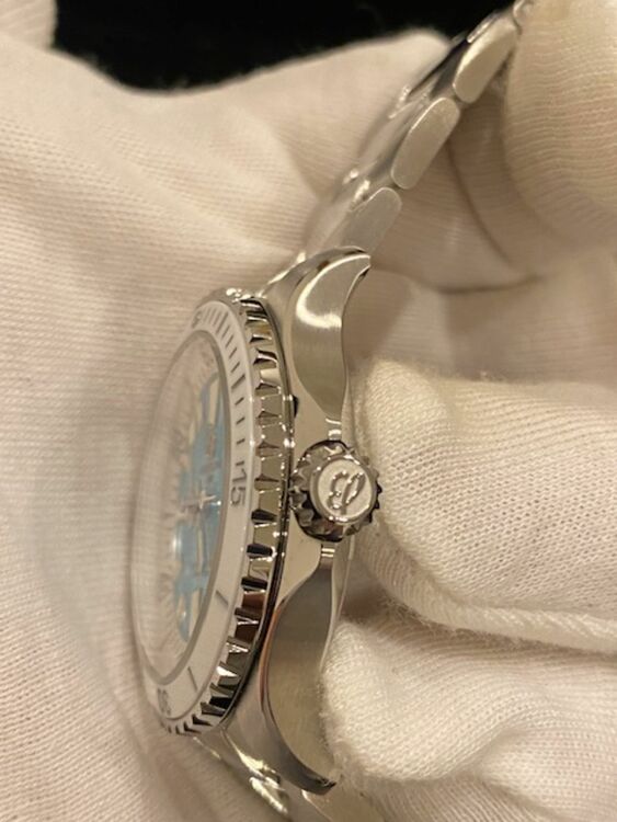 A17377211C1A1　ターコイズ、メタルブレス（高級時計）の商品画像 - 査定依頼日：2025年10月6日 - 最高査定価格：380,000円