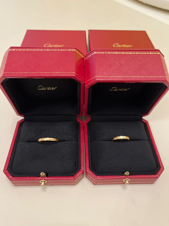 カルティエ ダムール ウェディング リング（金・貴金属）の商品画像 - 査定依頼日：2023年12月12日 - 最高査定価格：48,000円