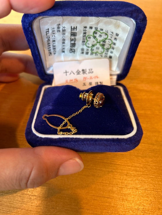 ネクタイピン（宝石）の商品画像 - 査定依頼日：2025年9月12日 - 最高査定価格：43,000円