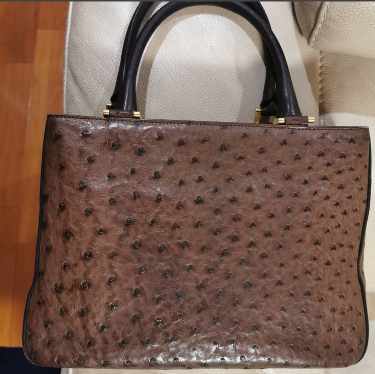 モラビト　morabito オーストリッチ　ハンドバック（ブランドバッグ）の商品画像 - 査定依頼日：2025年8月18日 - 最高査定価格：25,000円