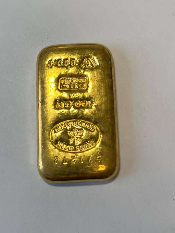 金インゴッド100g（金・貴金属）の商品画像 - 査定依頼日：2025年3月20日 - 最高査定価格：1,500,000円