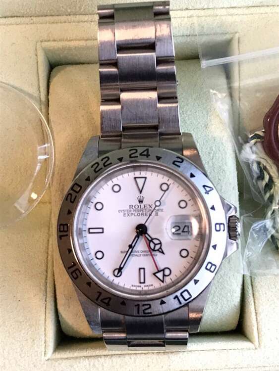 ロレックス エクスプローラー 1657（高級時計）の商品画像 - 査定依頼日：2025年2月22日 - 最高査定価格：1,100,000円