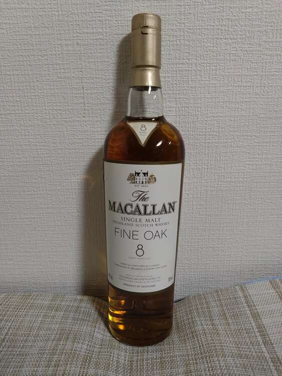 マッカランファインオーク8年（お酒）の商品画像 - 査定依頼日：2025年4月11日 - 最高査定価格：17,000円
