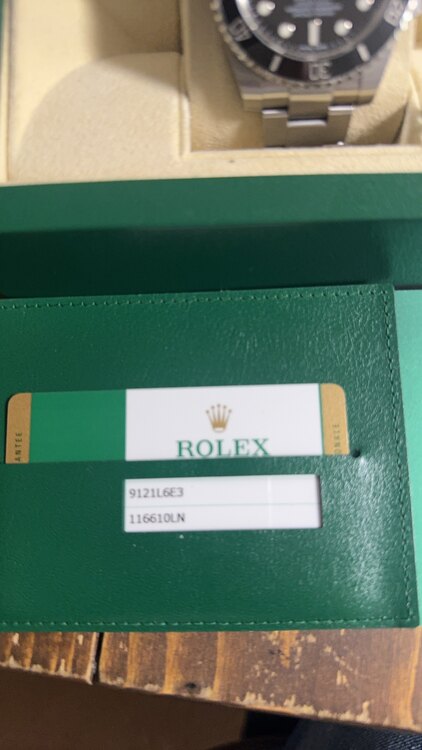 ロレックス サブマリーナー 116610L（高級時計）の商品画像 - 査定依頼日：2025年3月14日 - 最高査定価格：1,700,000円