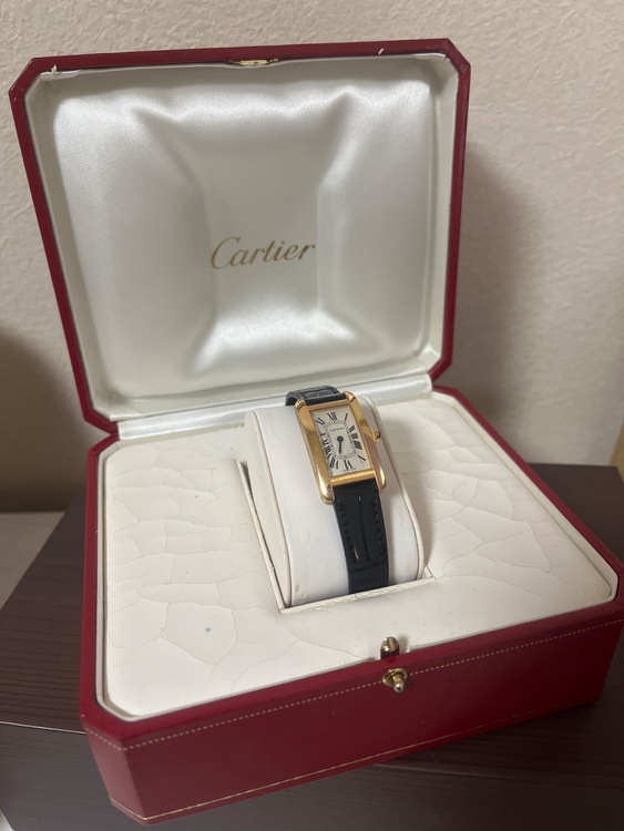 カルティエ タンク タンクアメリカンSMピンクごーると（高級時計）の商品画像 - 査定依頼日：2026年4月2日 - 最高査定価格：1,780,000円