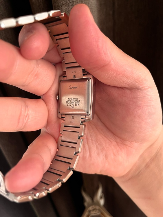 カルティエ タンク w51002q3  ss at  シルバーもじば（高級時計）の商品画像 - 査定依頼日：2025年8月25日 - 最高査定価格：350,000円