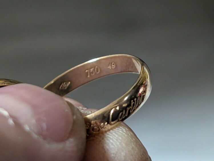 カルティエトリニティリングA1854K（金・貴金属）の商品画像 - 査定依頼日：2026年1月25日 - 最高査定価格：140,000円