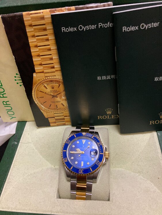 ロレックス サブマリーナー 126613LBドット文字ばを（高級時計）の商品画像 - 査定依頼日：2025年3月3日 - 最高査定価格：2,200,000円