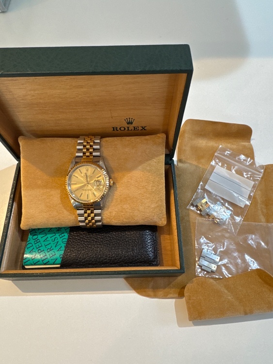 ロレックス デイトジャスト 1623（高級時計）の商品画像 - 査定依頼日：2026年2月8日 - 最高査定価格：1,080,000円