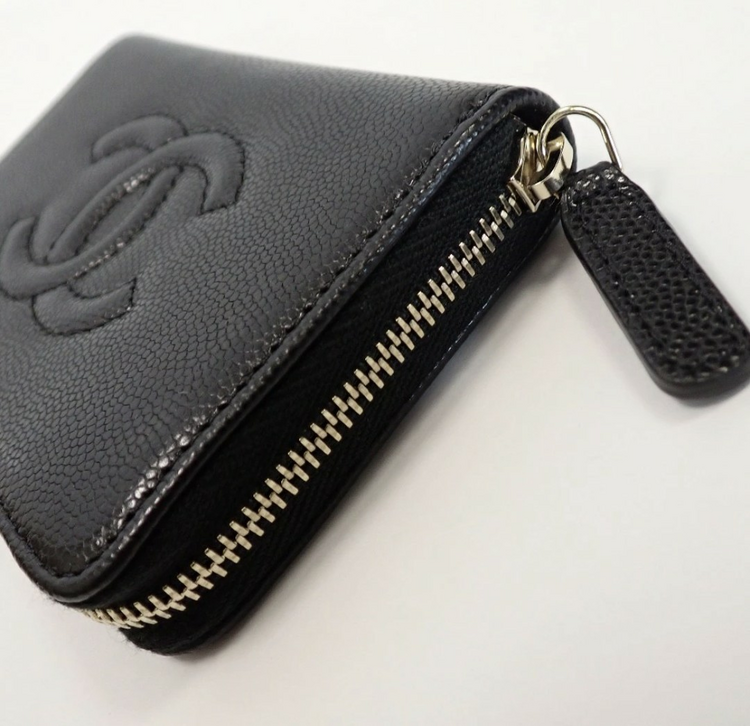 シャネル ジップ コインパース AP4658 キャビアスキン ブラック（ブランド財布・小物）の商品画像 - 査定依頼日：2026年4月1日 - 最高査定価格：50,000円
