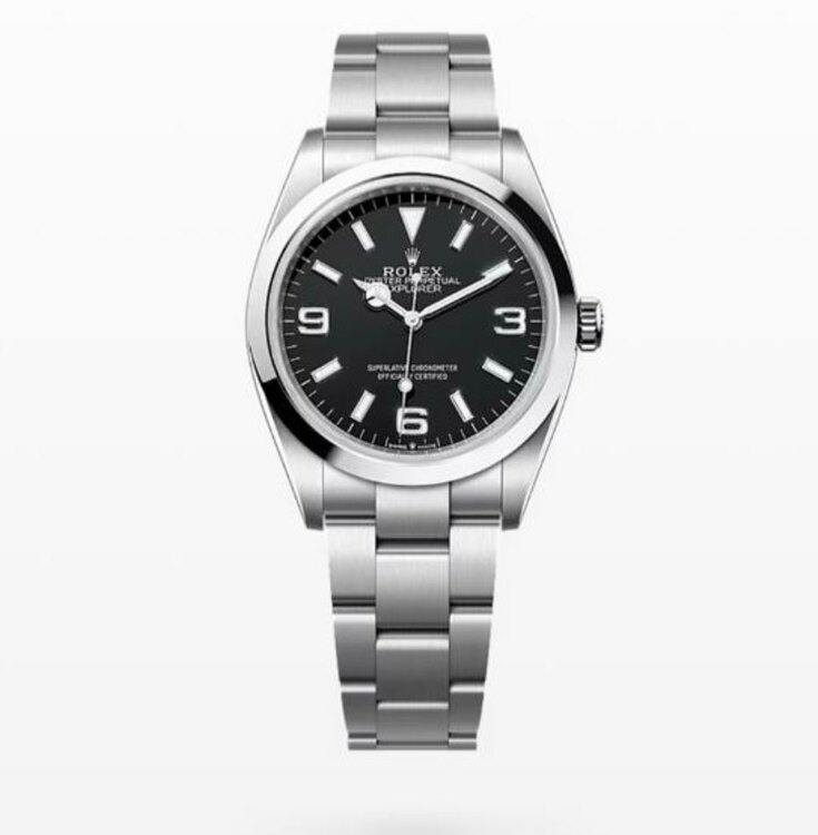 ロレックス エクスプローラー M124270-000（高級時計）の商品画像 - 査定依頼日：2025年4月25日 - 最高査定価格：1,320,000円