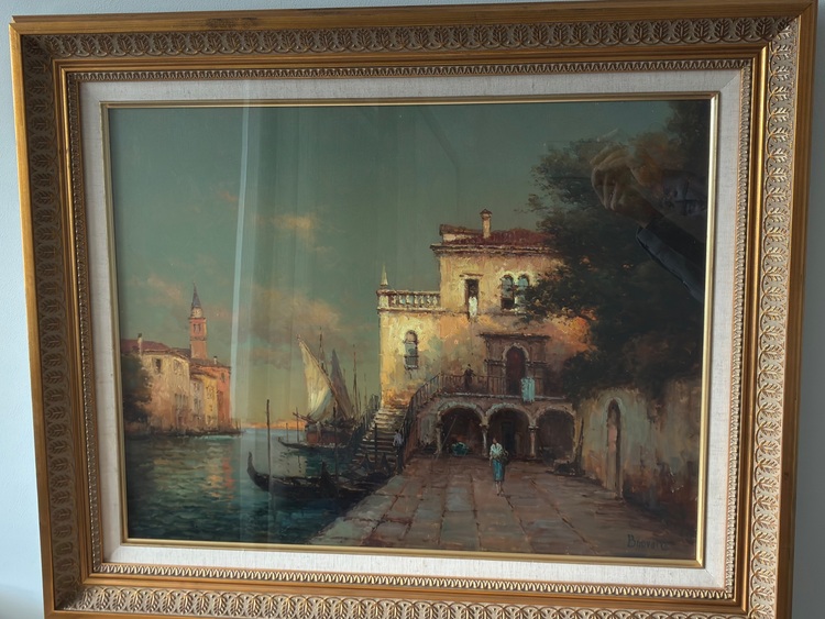 油彩画（美術品・骨董品）の商品画像 - 査定依頼日：2025年11月2日 - 最高査定価格：100,000円