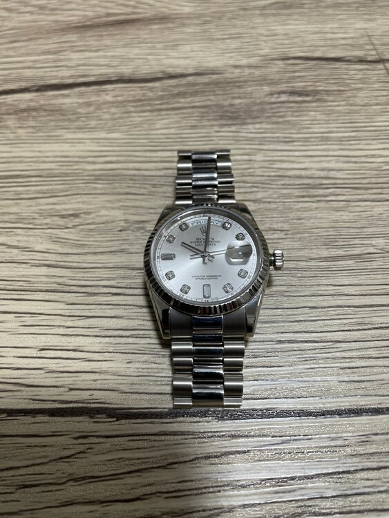 ロレックス デイデイト 118239A（高級時計）の商品画像 - 査定依頼日：2025年1月24日 - 最高査定価格：3,070,000円