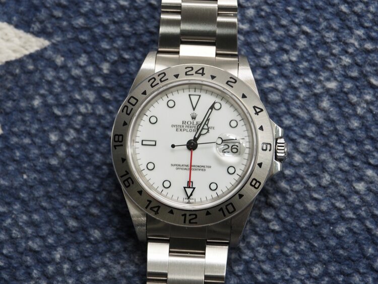 ロレックス エクスプローラー 16570（高級時計）の商品画像 - 査定依頼日：2025年12月26日 - 最高査定価格：1,180,000円