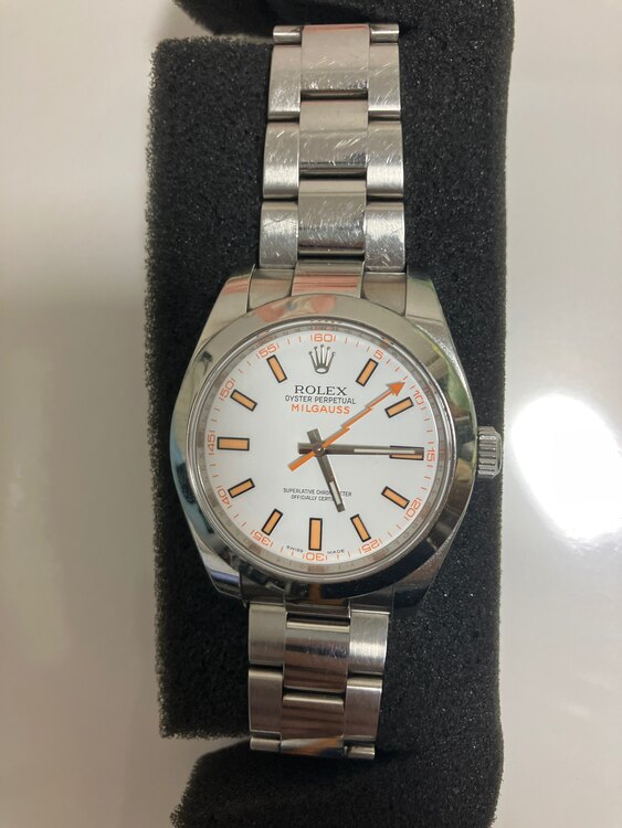 ロレックス ミルガウス 116400（高級時計）の商品画像 - 査定依頼日：2025年4月30日 - 最高査定価格：1,150,000円