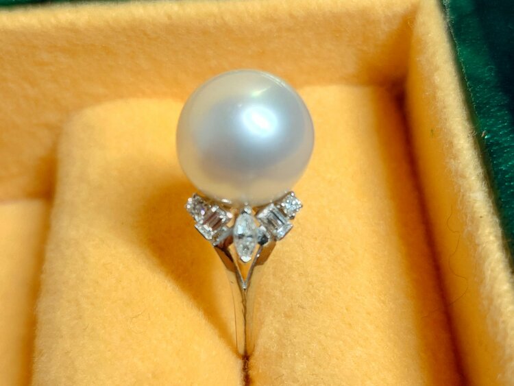 ミキモト プラチナ 真珠 指輪（宝石）の商品画像 - 査定依頼日：2026年3月26日 - 最高査定価格：40,000円