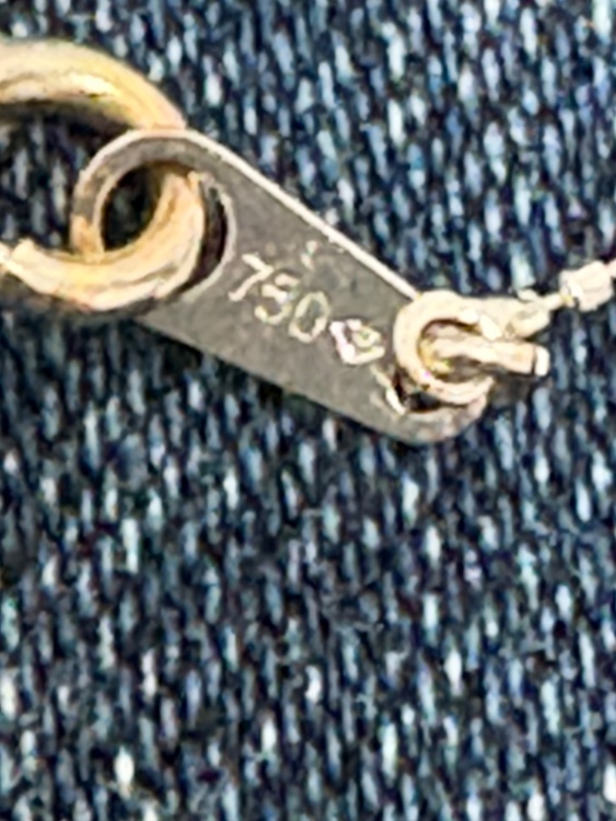 750石付きネックレス（金・貴金属）の商品画像 - 査定依頼日：2026年1月22日 - 最高査定価格：100,000円