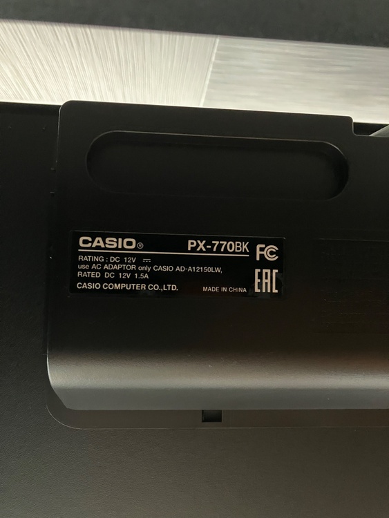 CASIO PX-770BX（ピアノ・楽器・PA機材）の商品画像 - 査定依頼日：2026年1月5日 - 最高査定価格：3,000円