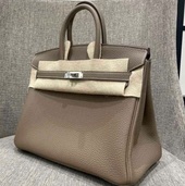 バーキン25 W刻印エトゥープ　シルバー金具（ブランドバッグ）の商品画像 - 査定依頼日：2025年10月17日 - 最高査定価格：3,100,000円