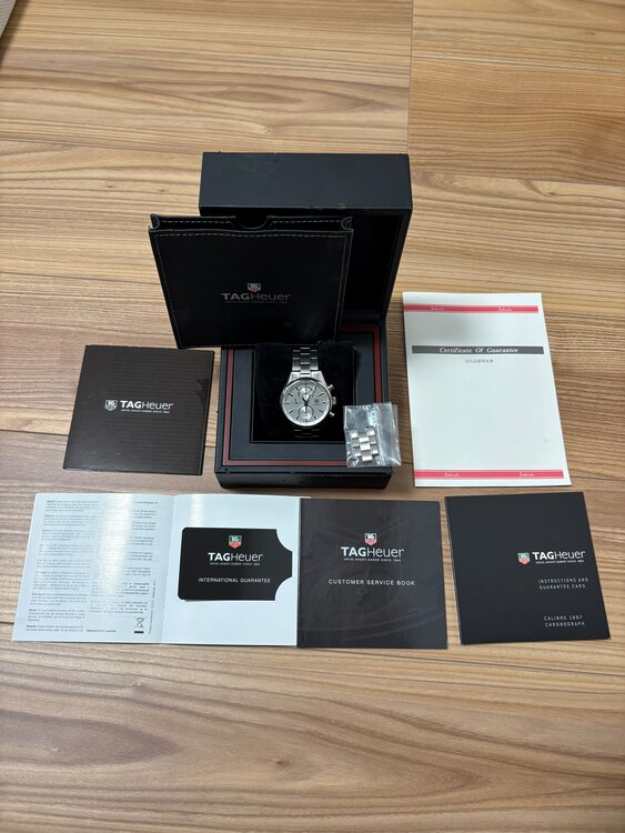 タグホイヤー カレラ カレラ1887 クロノグラフオートマ（高級時計）の商品画像 - 査定依頼日：2025年5月3日 - 最高査定価格：190,000円