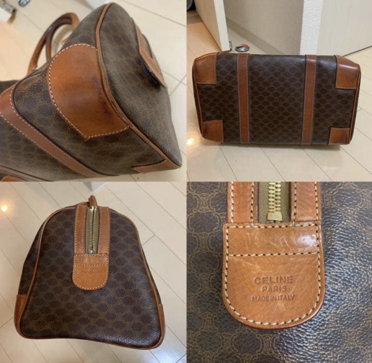 【CELINE】 マカダム柄　ロゴレザー PVC×レザー ハンドバッ（ブランドバッグ）の商品画像 - 査定依頼日：2026年5月6日 - 最高査定価格：40,000円