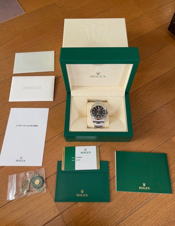 ロレックス エクスプローラー 21427（高級時計）の商品画像 - 査定依頼日：2025年10月3日 - 最高査定価格：1,000,000円