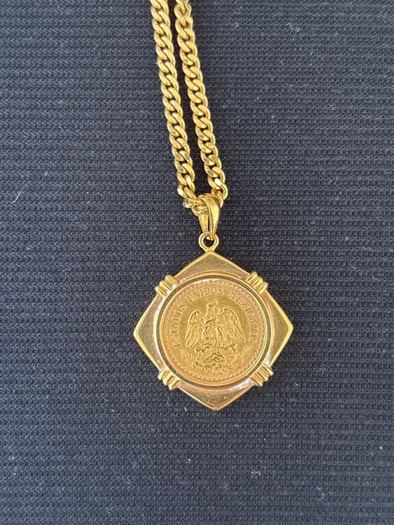 2.5ペソコイン メキシコ硬貨 ネックレス（金・貴金属）の商品画像 - 査定依頼日：2026年1月23日 - 最高査定価格：150,000円