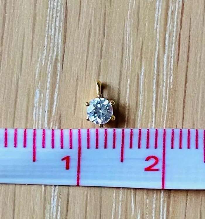 ダイヤモンド0.1ctペンダントトップ（金・貴金属）の商品画像 - 査定依頼日：2025年4月7日 - 最高査定価格：10,000円