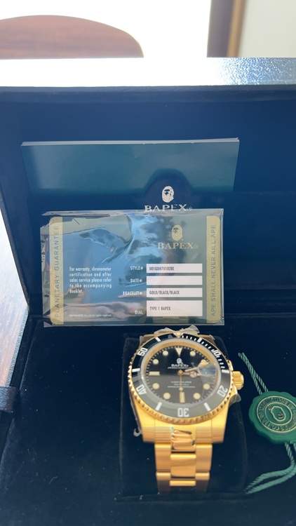 ロレックス その他 Bapex type（高級時計）の商品画像 - 査定依頼日：2025年6月16日 - 最高査定価格：20,000円