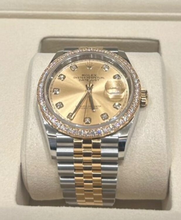 ロレックス デイトジャスト ロレックス 126283RBR-62803 QM649585（高級時計）の商品画像 - 査定依頼日：2025年4月8日 - 最高査定価格：3,700,000円