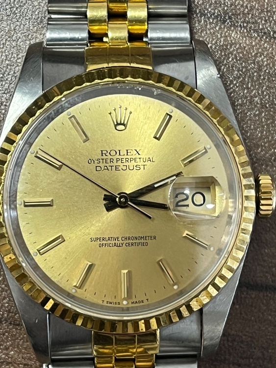 ロレックス デイトジャスト 16233（高級時計）の商品画像 - 査定依頼日：2026年3月30日 - 最高査定価格：960,000円