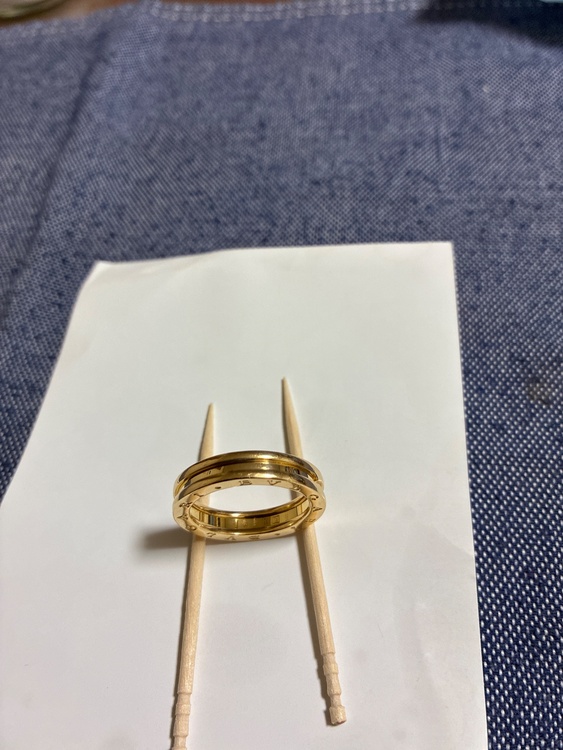 BVLGARI ブルガリ B-zero1 ビーゼロワン リング ゴールドカラー（金・貴金属）の商品画像 - 査定依頼日：2026年9月6日 - 最高査定価格：130,000円