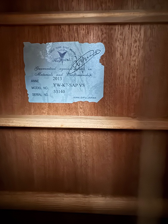 YW-K7-SAP VS （ピアノ・楽器・PA機材）の商品画像 - 査定依頼日：2025年11月14日 - 最高査定価格：20,000円