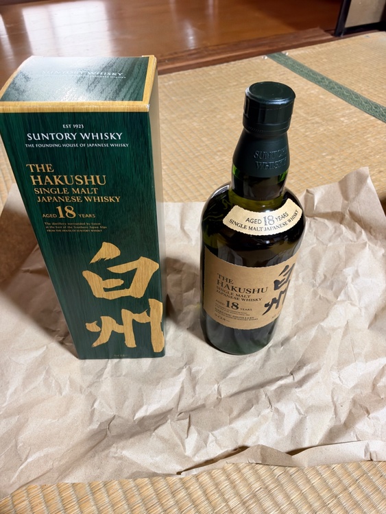 白州　18年（お酒）の商品画像 - 査定依頼日：2026年10月4日 - 最高査定価格：68,000円