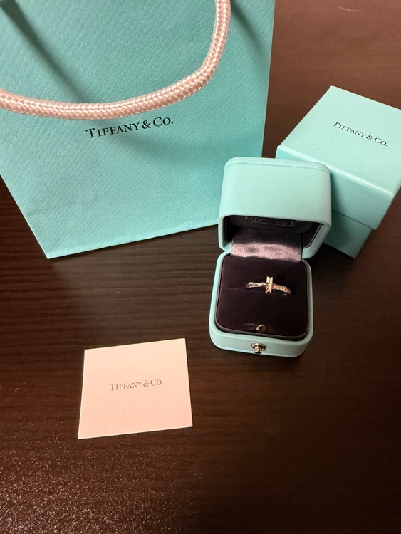 ティファニー T1 ダイヤ＆18Kホワイトゴールドリング（金・貴金属）の商品画像 - 査定依頼日：2025年7月6日 - 最高査定価格：130,000円