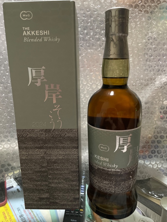 2024厚岸そうこう（お酒）の商品画像 - 査定依頼日：2026年7月22日 - 最高査定価格：15,000円