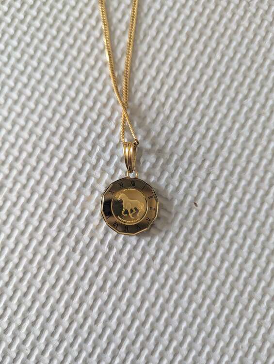 金貨付きネックレス（金・貴金属）の商品画像 - 査定依頼日：2025年4月22日 - 最高査定価格：100,000円