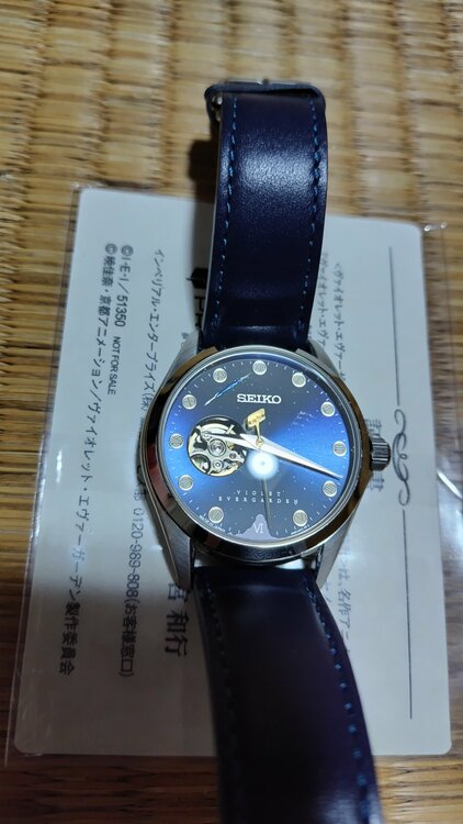 seiko ヴァイオレット・エヴァーガーデン story:6 モデル（高級時計）の商品画像 - 査定依頼日：2026年2月19日 - 最高査定価格：31,500円