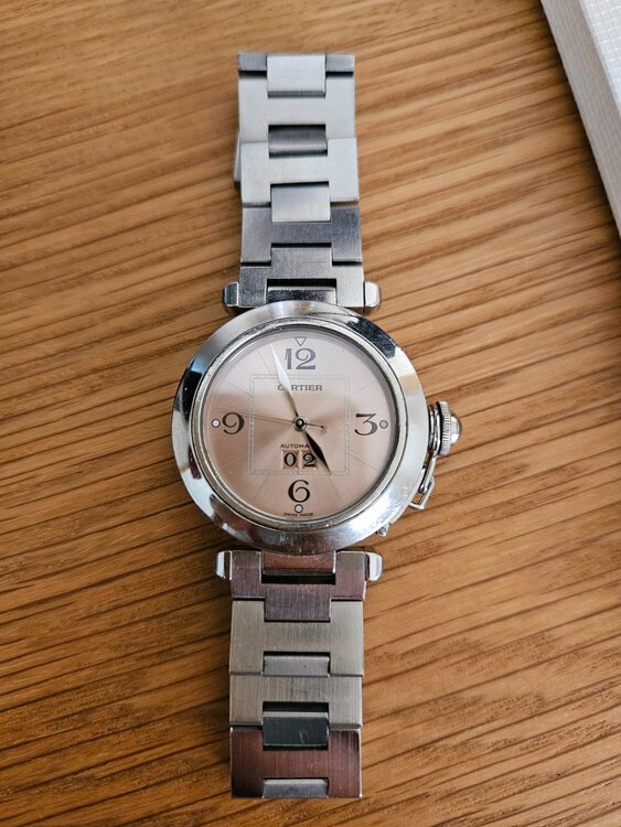 カルティエ パシャ w31058m7 2475 820064uf（高級時計）の商品画像 - 査定依頼日：2026年1月9日 - 最高査定価格：330,000円